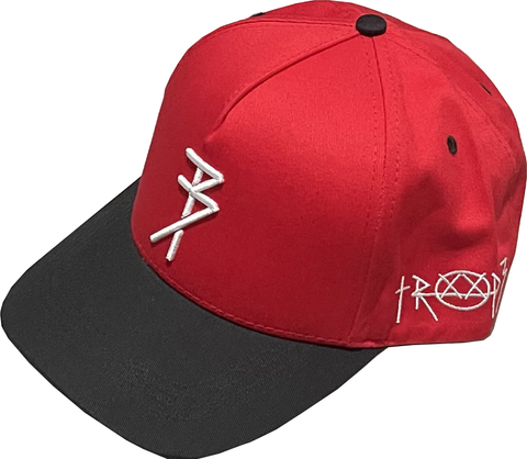 Red and Black T3 Snapback